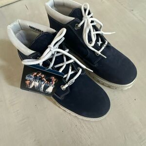 Skechers Navy Blue Ankle Boots 7.5
